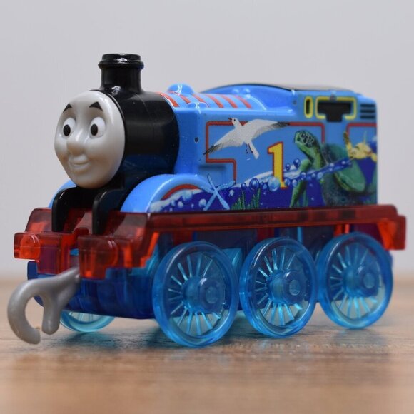 Thomas Sea Turtle Ocean Diecast Train Push Along Thomas & Friends Mattel 2016 - Picture 1 of 9